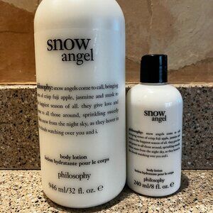 Philosophy Snow Angle Jumbo Body Lotion and Travel Size too!!